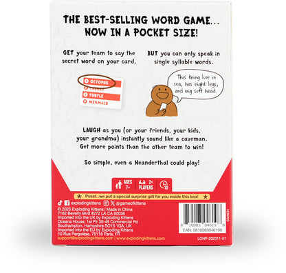 [Grade D] Grab & Game - Poetry For Neanderthals (by Exploding Kittens)