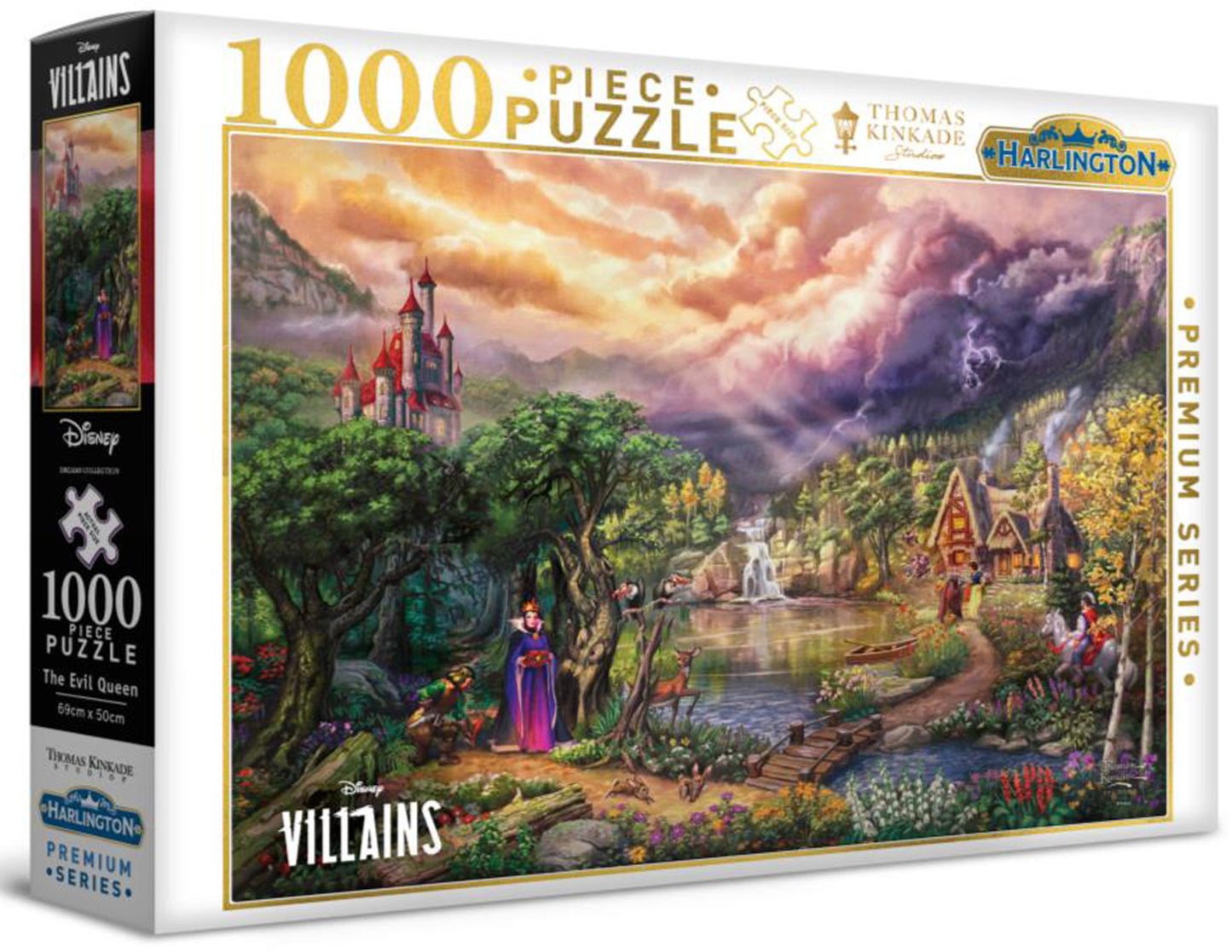 [Grade B] Harlington Thomas Kinkade PQ - Disney - The Evil Queen 1000 Piece Puzzle