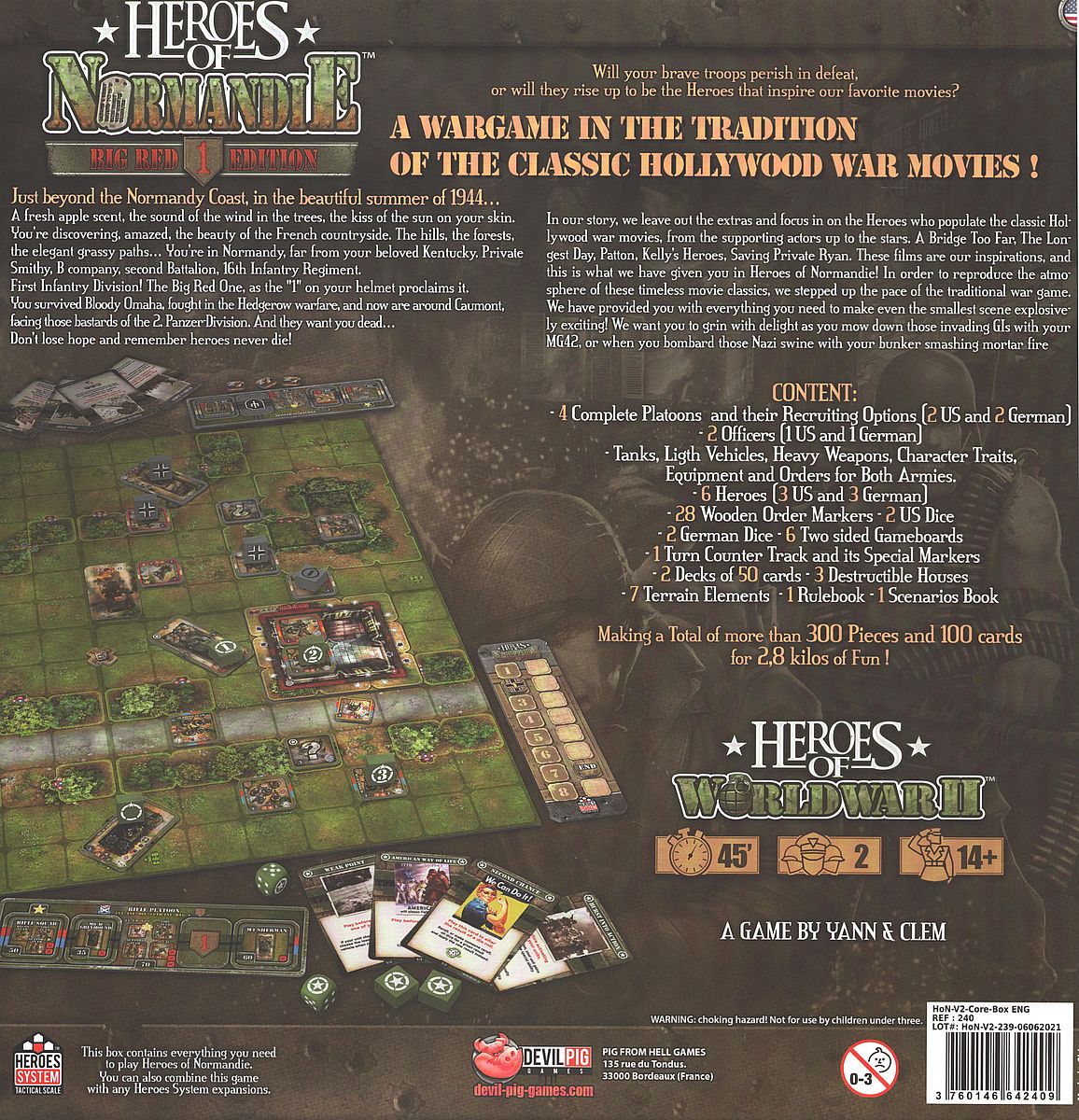 [Grade A] Heroes of Normandie Big Red One Edition Core Box