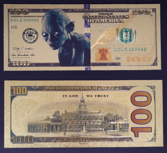 The Lord of The Rings Collectible Golden Foil Banknote - 2