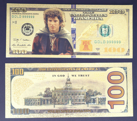 The Lord of The Rings Collectible Golden Foil Banknote - 1