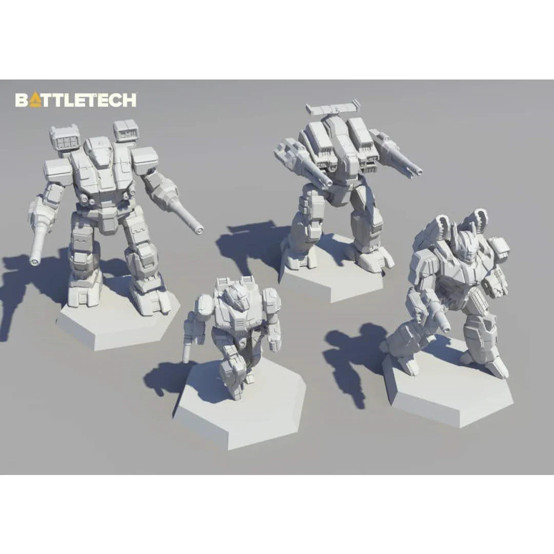 [Grade B] BattleTech Inner Sphere Battle Lance Miniatures