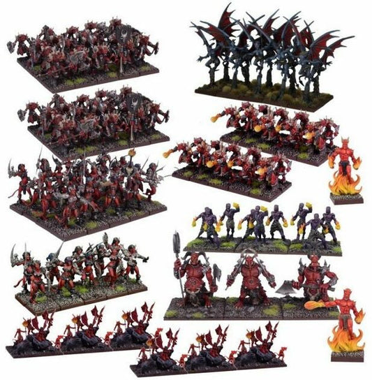 [Grade B] Kings Of War Forces Of The Abyss Mega Army