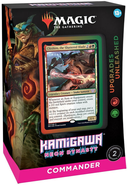 Magic The Gathering: Kamigawa Neon Dynasty Commander Deck Upgrades Unleashed