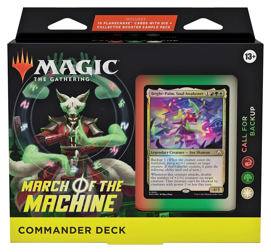 [Grade A] Magic the Gathering March of the Machine Commander Deck RED/GREEN/WHITE Call for Backup