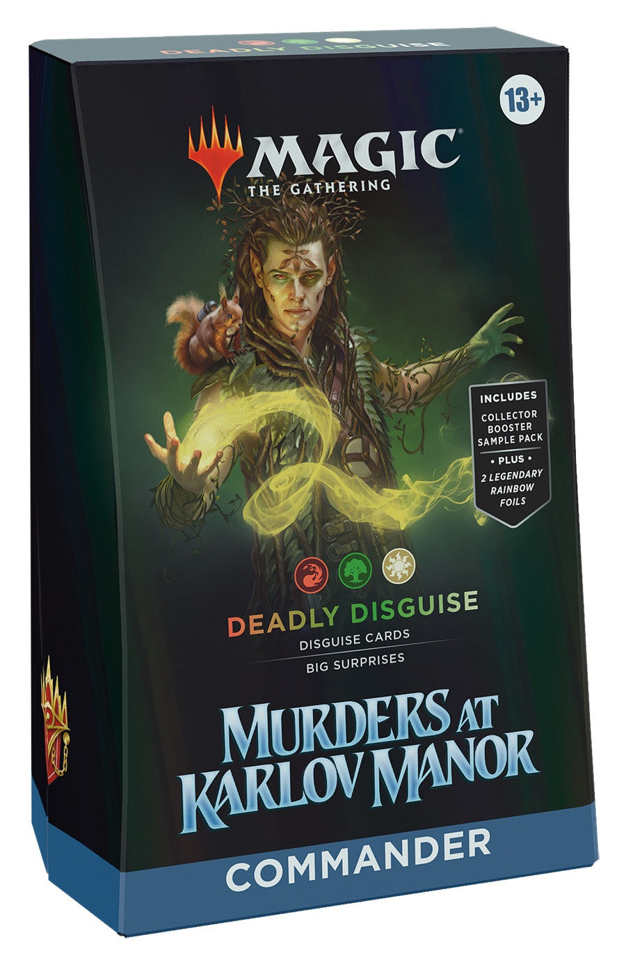 Magic the Gathering Murders at Karlov Manor Commander Deck Deadly Disguise RED/GREEN/WHITE (SD1)