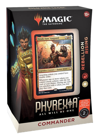 Magic the Gathering Phyrexia All Will Be One Commander Decks Rebellion Rising