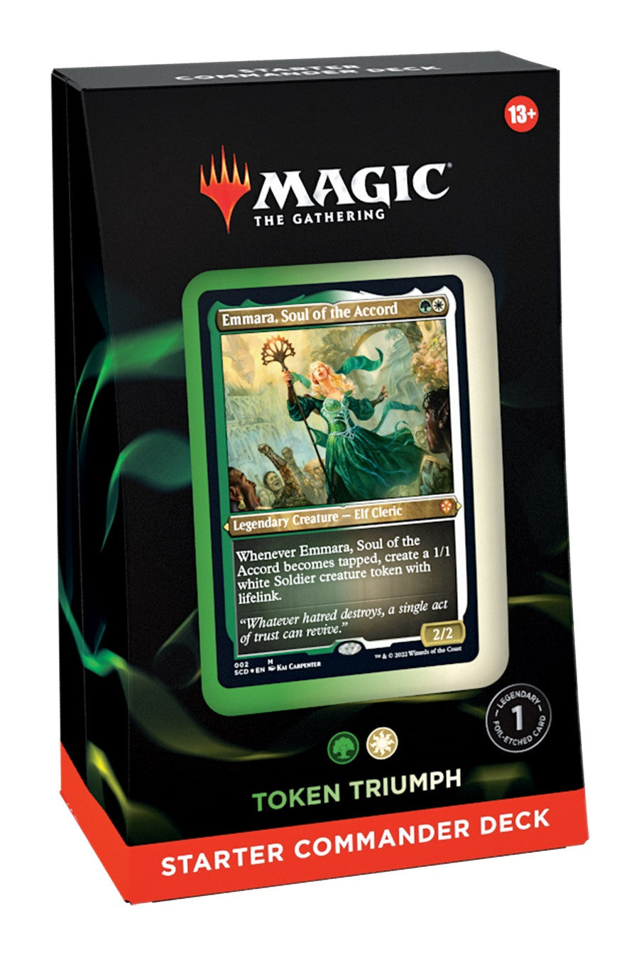 Magic the Gathering Starter Commander 2022 Commander Deck Token Triumph