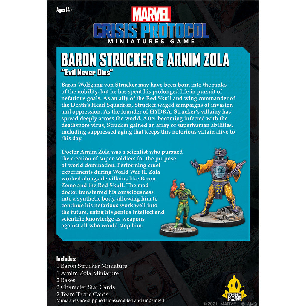 [Grade A] Marvel Crisis Protocol Baron Von Strucker & Arnim Zola