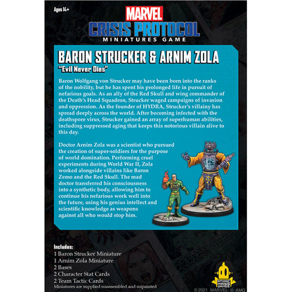 [Grade A] Marvel Crisis Protocol Baron Von Strucker & Arnim Zola