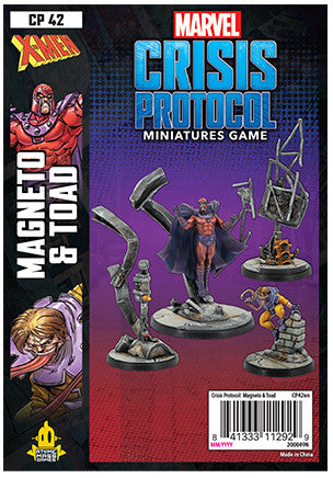 [Grade D] Marvel Crisis Protocol Magneto and Toad