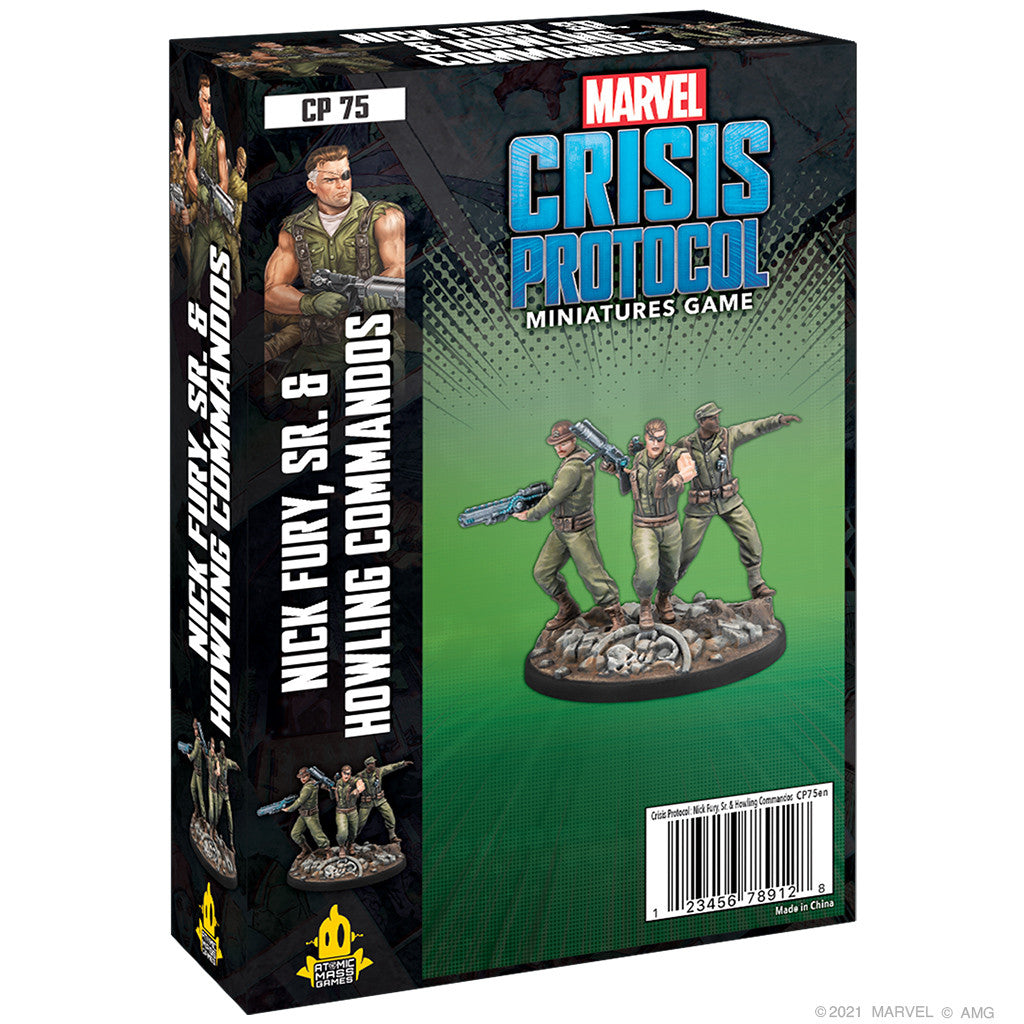 [Grade A] Marvel Crisis Protocol Nick Fury Sr & the Howling Commandos