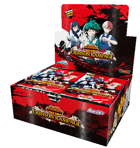 [Grade A] My Hero Academia CCG Booster Display Wave 2 Crimson Rampage (24 boosters)