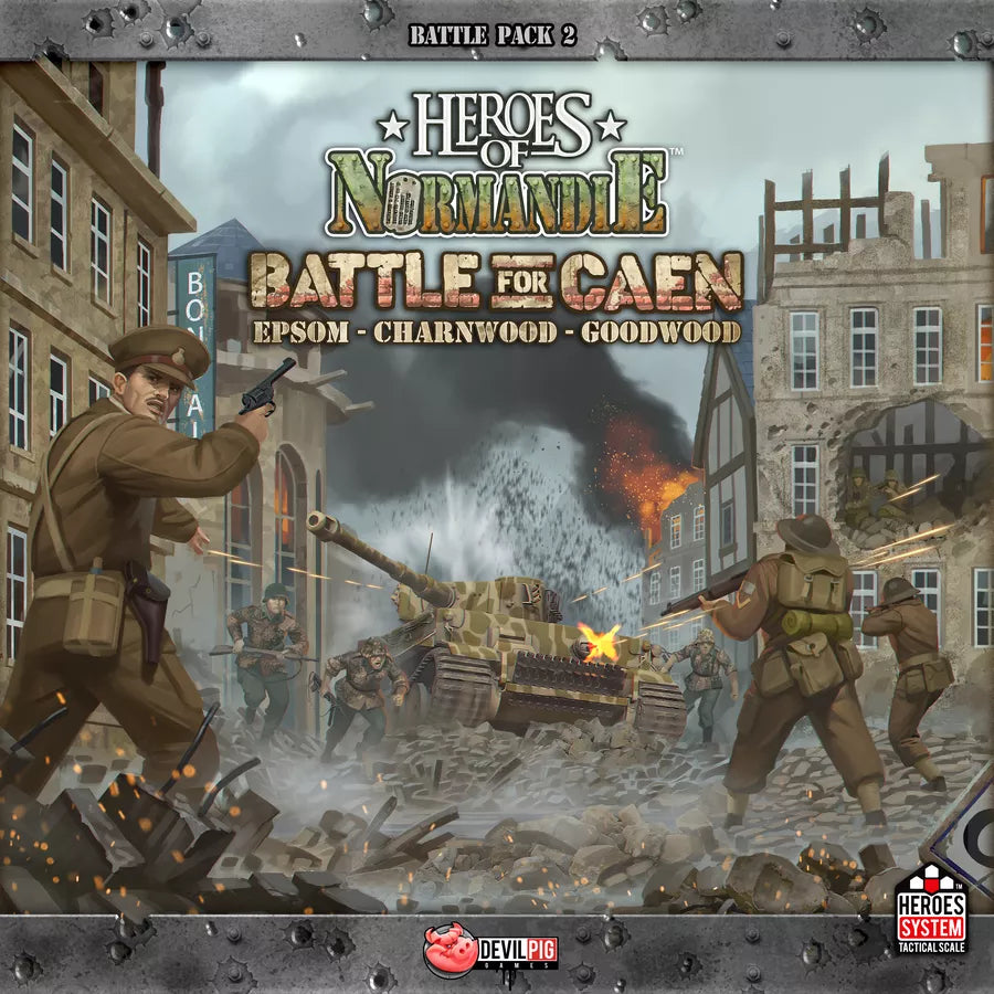 [Grade A] Heroes of Normandie Big Red One Edition Battle for Caen Operation Epsom, Charnwood & Goodwood