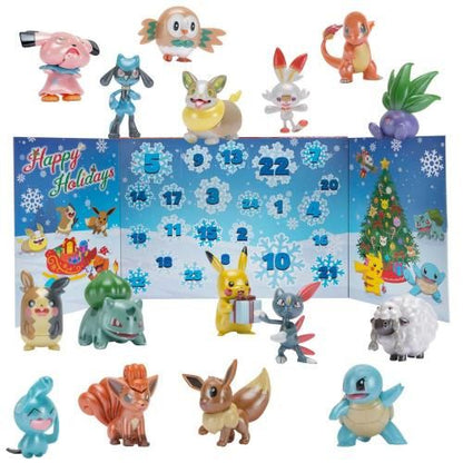 [Grade A] Pokémon 24 Multi Figure 2021 Holiday Advent Calendar Pack 2021