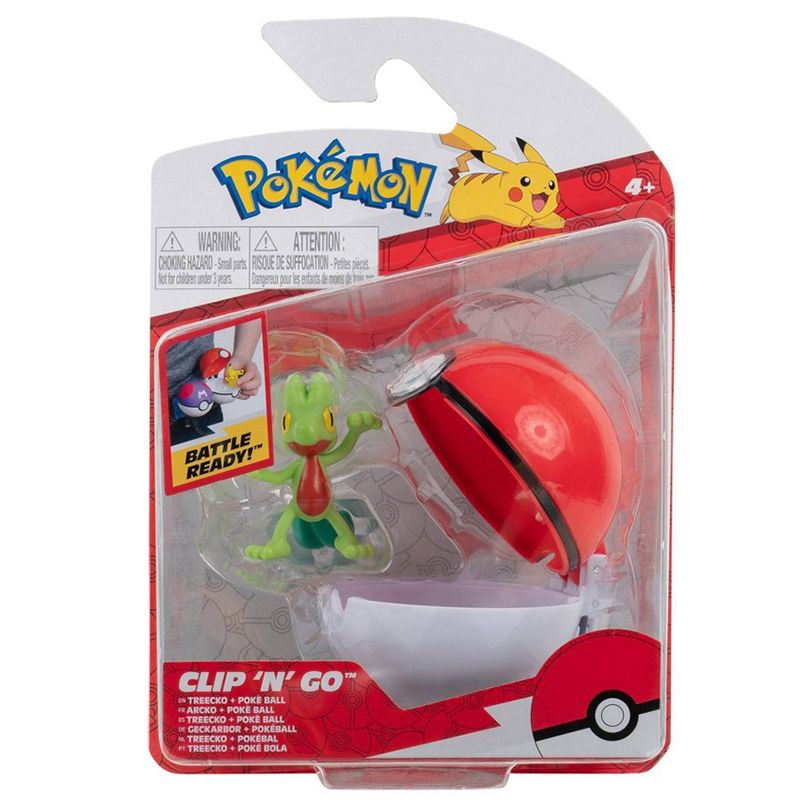 [Grade A] Pokemon Clip 'N' Go Treecko + Poke Ball