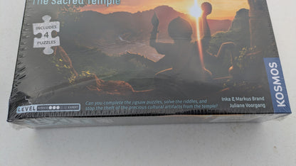 Exit the Game The Sacred Temple (Jigsaw Puzzle and Game)