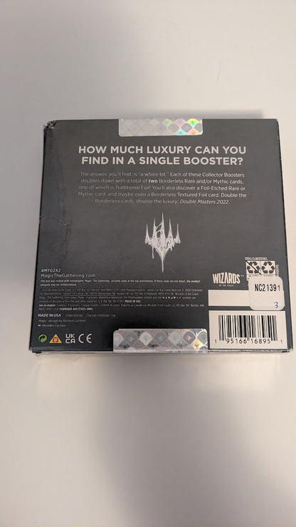 Magic the Gathering Double Masters 2022 Collector Boosters (4 Boosters Per Display)