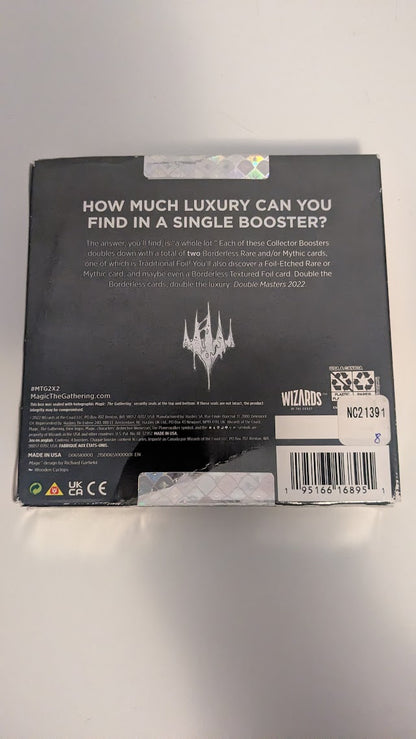 Magic the Gathering Double Masters 2022 Collector Boosters (4 Boosters Per Display)