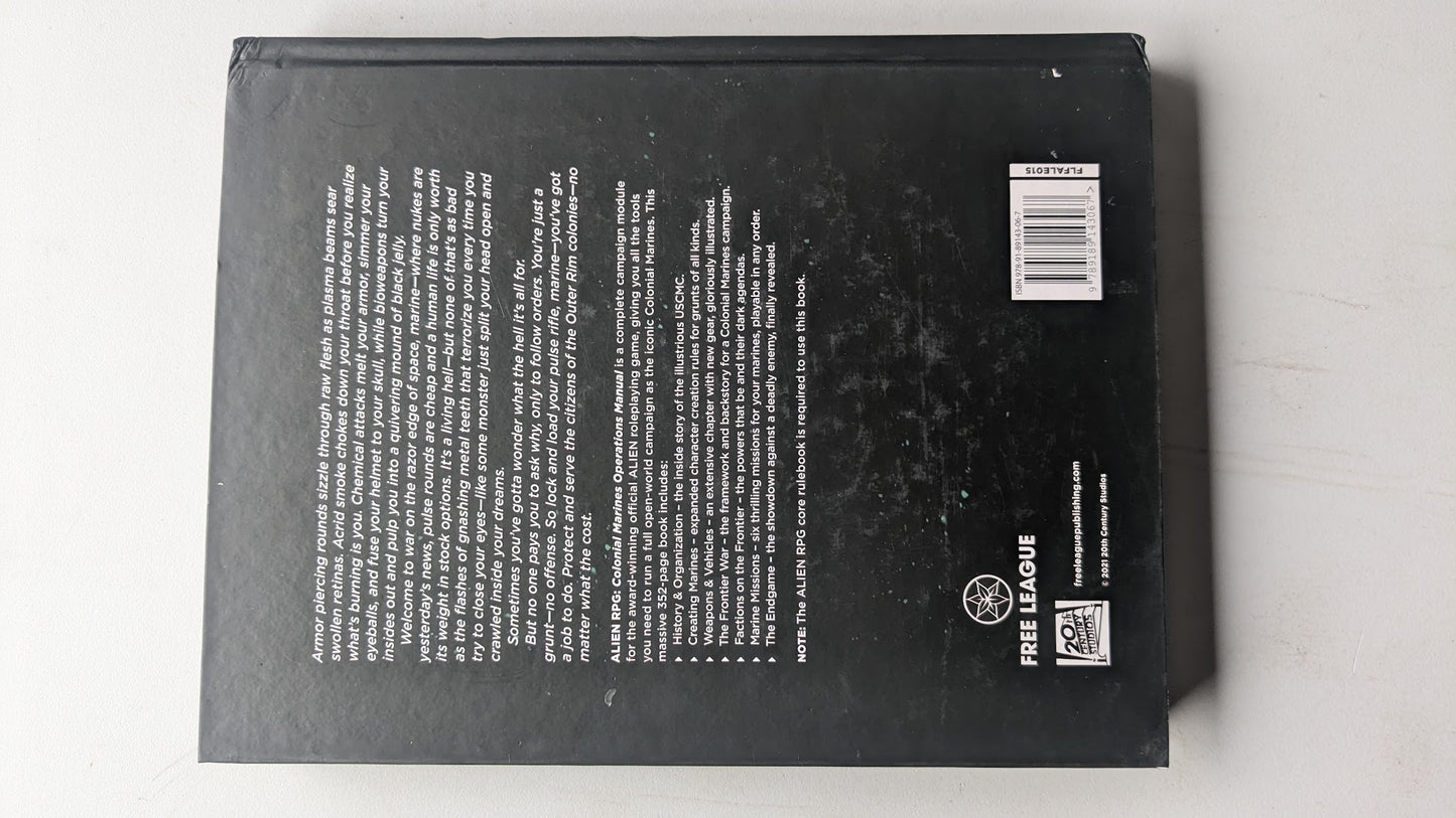Alien RPG - Colonial Marines Operations Manual Campaign