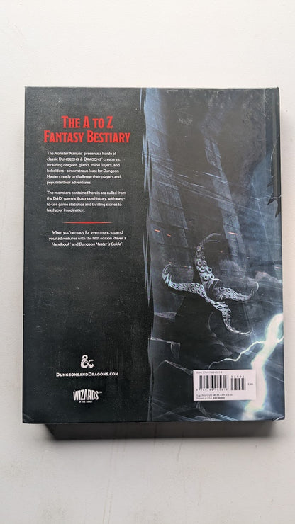 D&D Dungeons & Dragons Monster Manual Hardcover