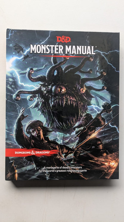 D&D Dungeons & Dragons Monster Manual Hardcover