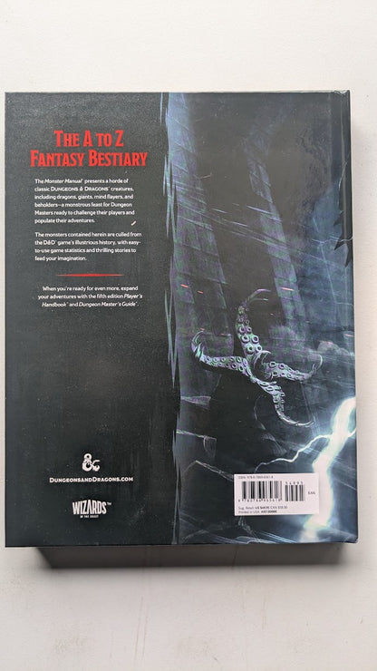 D&D Dungeons & Dragons Monster Manual Hardcover