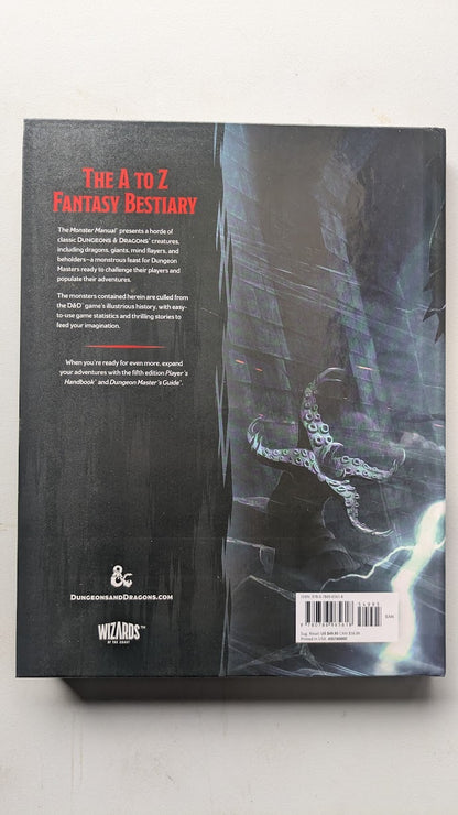 D&D Dungeons & Dragons Monster Manual Hardcover