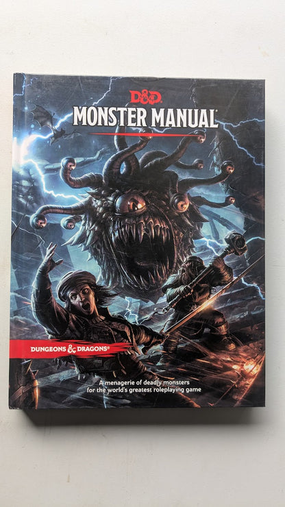 D&D Dungeons & Dragons Monster Manual Hardcover