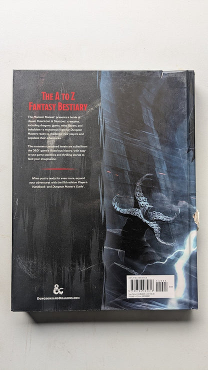 D&D Dungeons & Dragons Monster Manual Hardcover