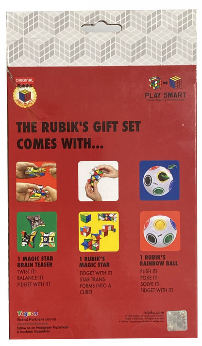 [Grade C] Rubiks Gift Set (Includes Rainbow Ball, Magic Star and Magic Star Spinner)