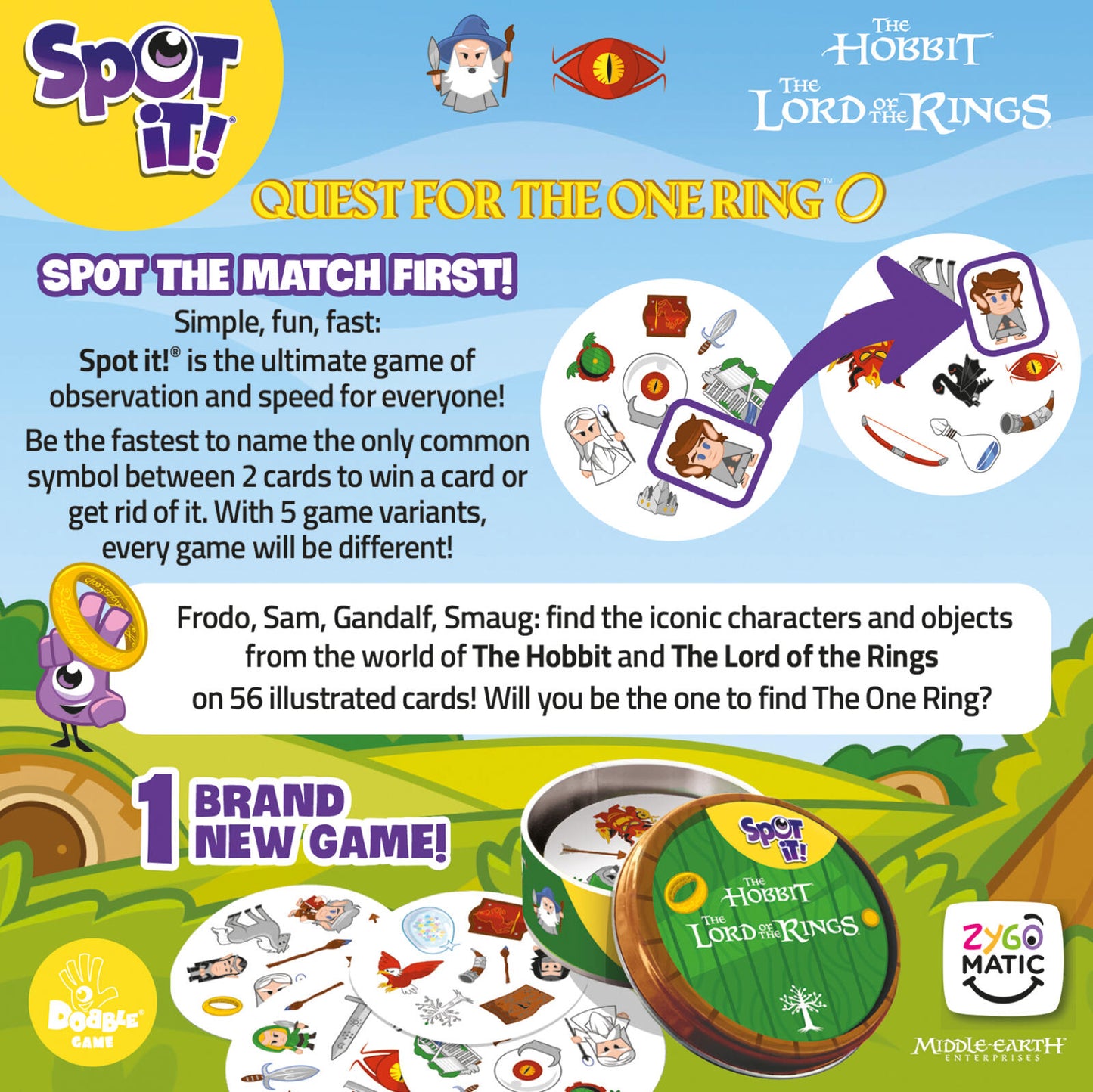 [Grade B] Spot It! - Lord of the Rings