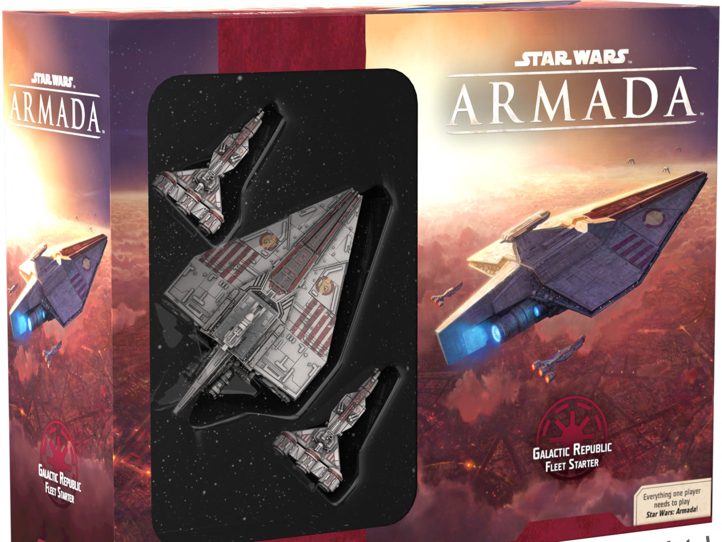 [Grade A] Star Wars Armada Galactic Republic Fleet Starter
