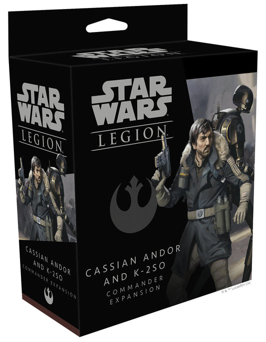 [Grade A] Star Wars Legion Cassian Andor and K-2SO Commander Expansion