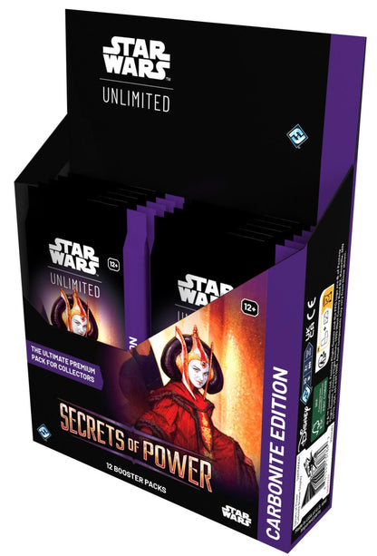 [Grade A] Star Wars Unlimited - Secrets of Power Carbonite Booster Display