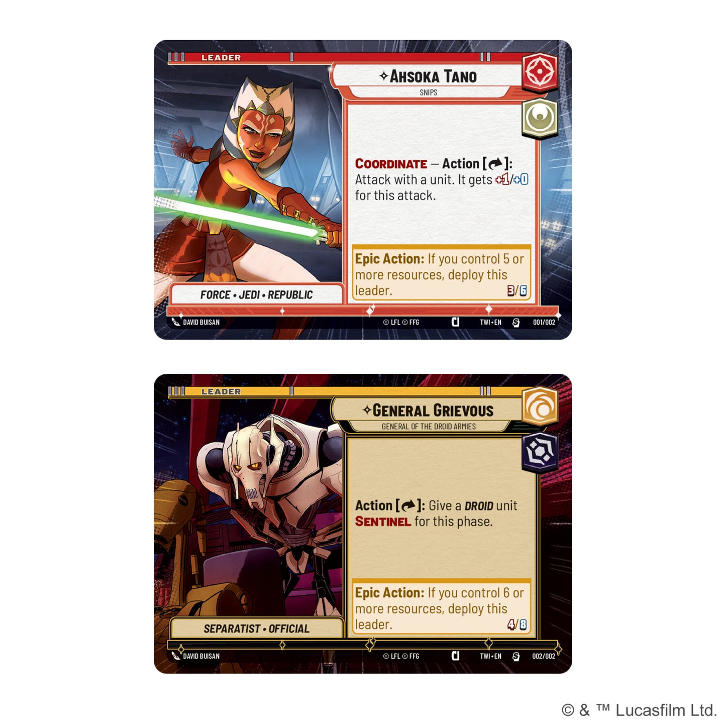 [Grade C] Star Wars Unlimited - Twilight of the Republic Two-Player Starter
