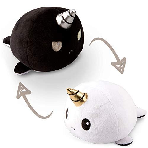 [Grade A] Reversible Narwhal - White/Black (Plushie)