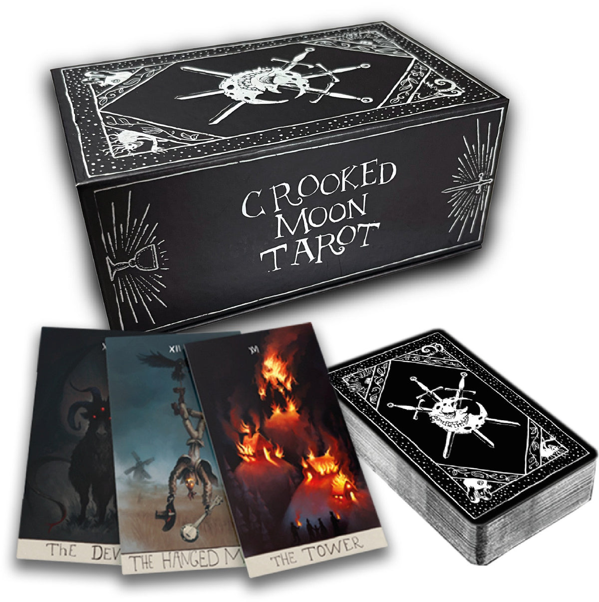 [Grade A] The Crooked Moon Tarot Deck With Guide Book and Bag