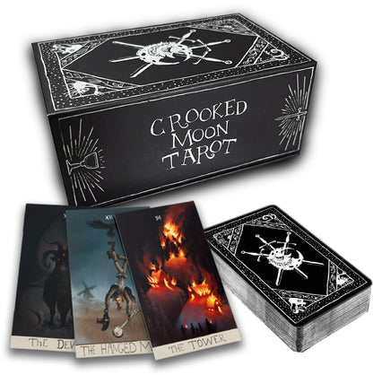 [Grade A] The Crooked Moon Tarot Deck With Guide Book and Bag