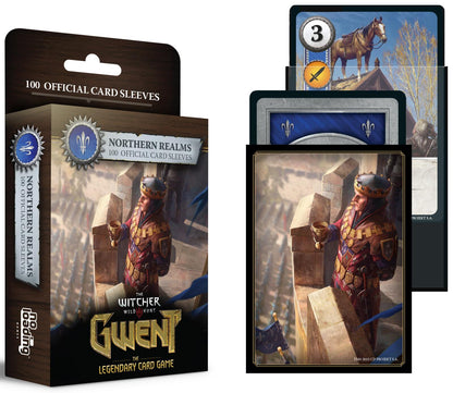 [Grade B] The Witcher - Gwent Northern Realms Sleeves (100)