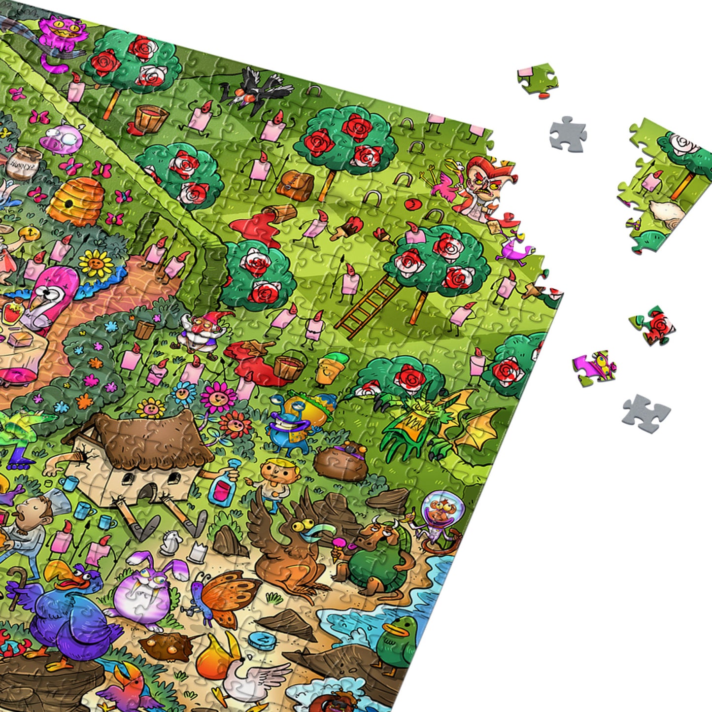 [Grade B] Vizzles Alice In Wonderland 1000pc Jigsaw Puzzle