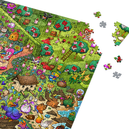 [Grade B] Vizzles Alice In Wonderland 1000pc Jigsaw Puzzle