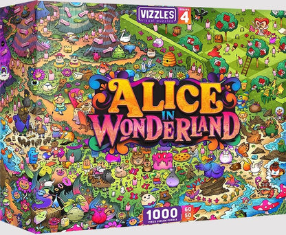 [Grade B] Vizzles Alice In Wonderland 1000pc Jigsaw Puzzle