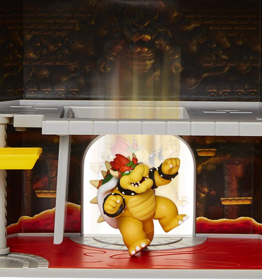 [Grade B] World of Nintendo 2.5" Deluxe Bowsers Castle Playset