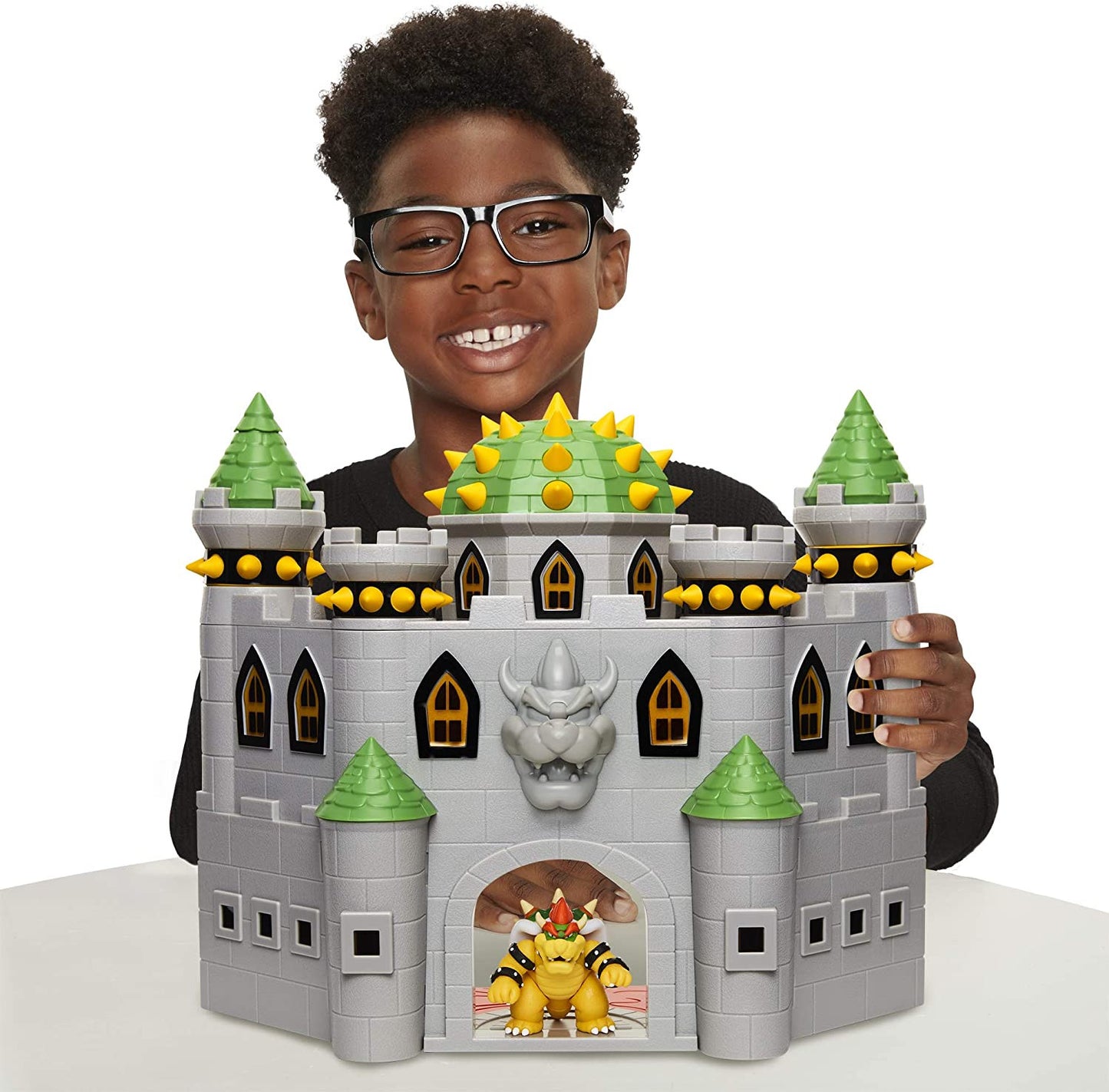 [Grade B] World of Nintendo 2.5" Deluxe Bowsers Castle Playset