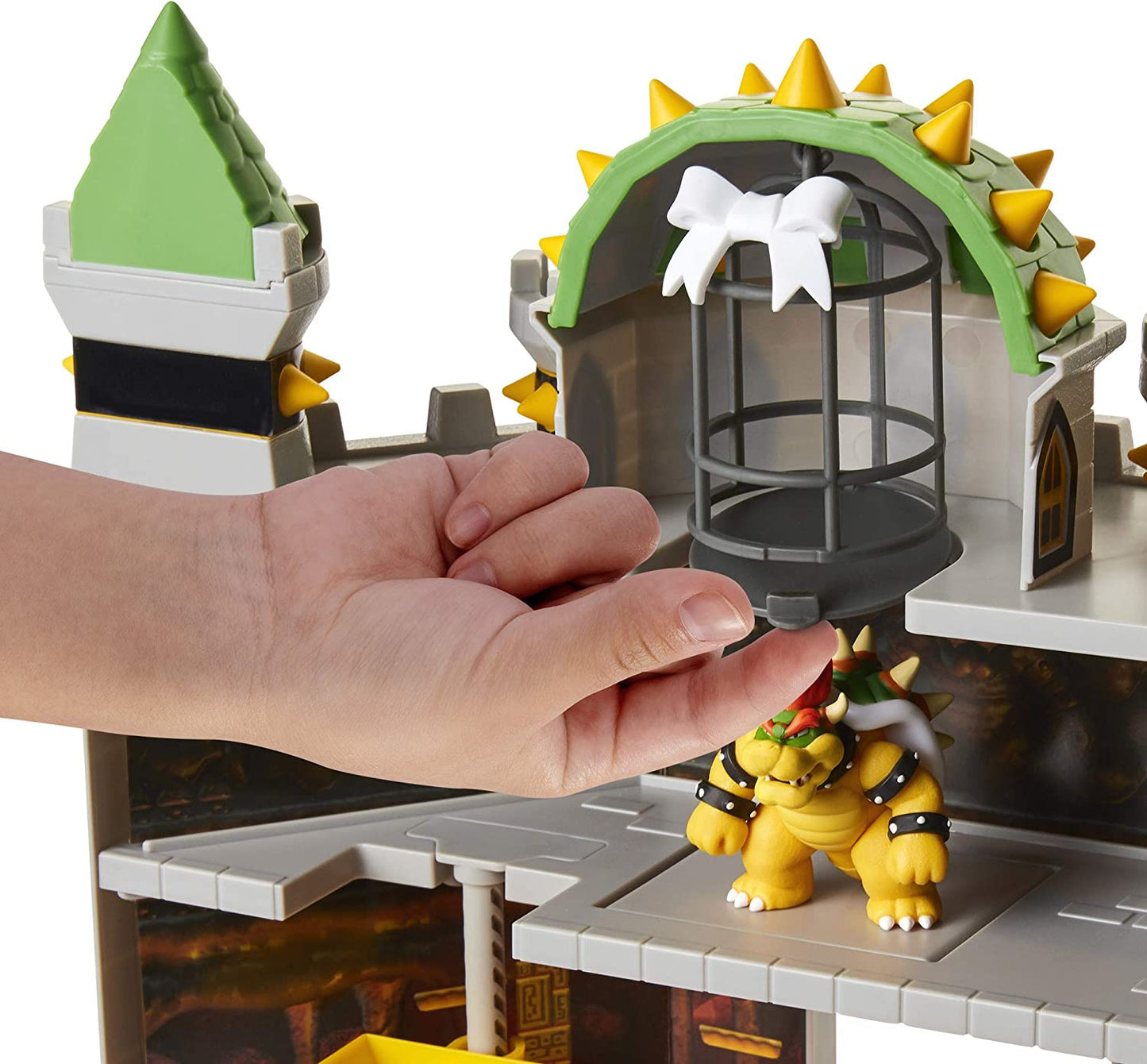 [Grade B] World of Nintendo 2.5" Deluxe Bowsers Castle Playset