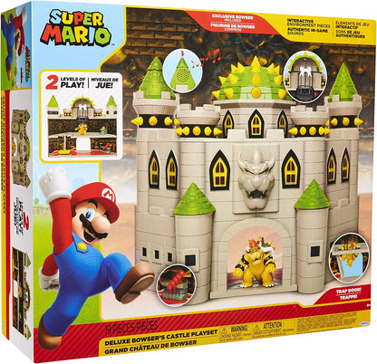 [Grade B] World of Nintendo 2.5" Deluxe Bowsers Castle Playset