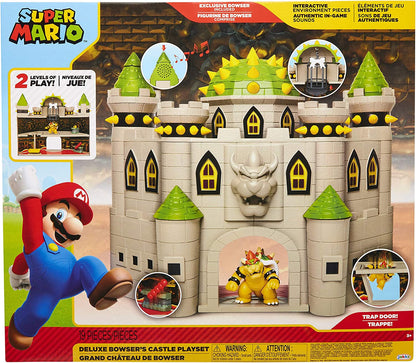 [Grade B] World of Nintendo 2.5" Deluxe Bowsers Castle Playset