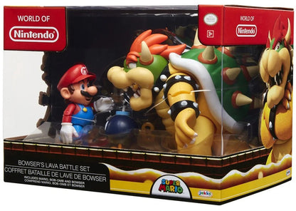 [Grade C] World of Nintendo Mario vs Bowser Diorama Set